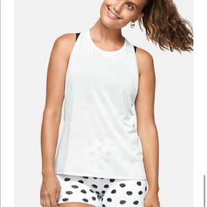 Outdoor Voices EcoMesh Tank Top in Moonbeam